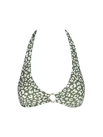 DARLING HARBOUR | Top bikini da donna con allacciatura al collo | olive